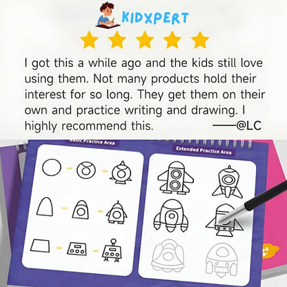 KidsXpert™ Grooved Writing Book