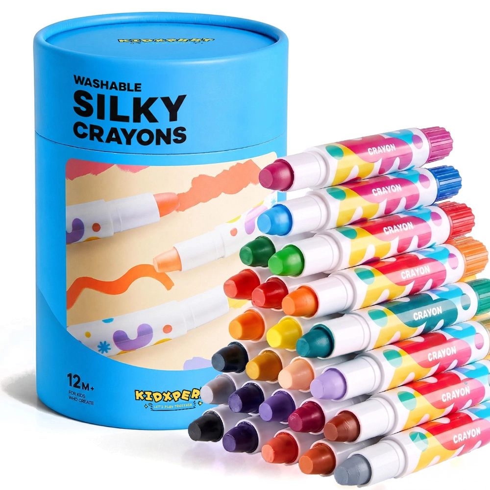 Kidxpert™ Silky Crayons