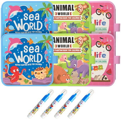 KidXpert™ Water Colouring Book