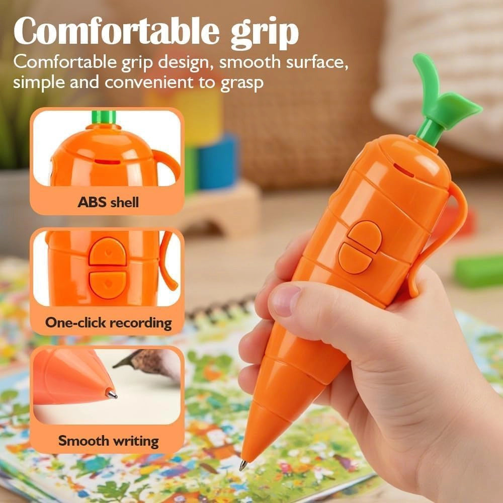 KidXpert™ Carrot Recorder Pen