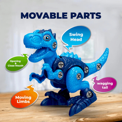 KidsXpert™ Dinosaur STEM Building Toy Set