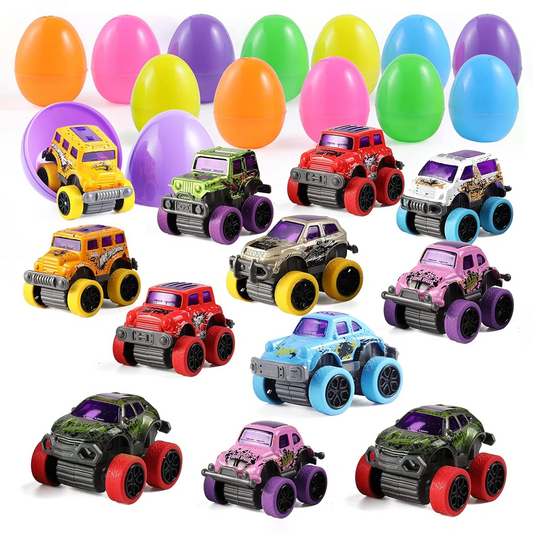 KidsXpert™ Easter Eggs with Monster Trucks