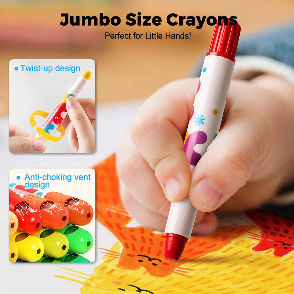 Kidxpert™ Silky Crayons