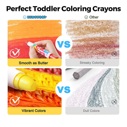 Kidxpert™ Silky Crayons