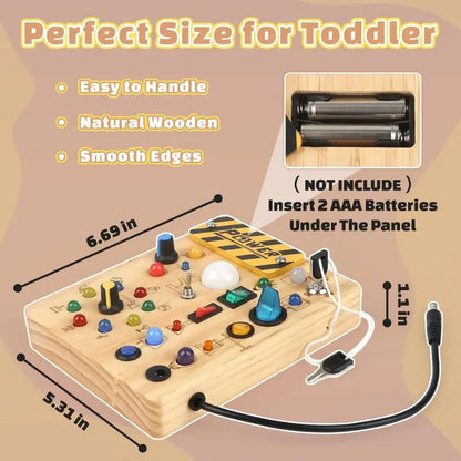 KidsXpert™ Montessori Busy Board