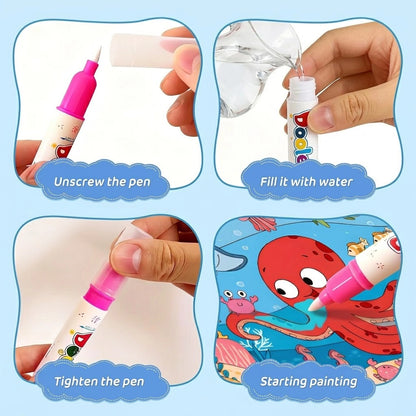 KidXpert™ Water Colouring Book