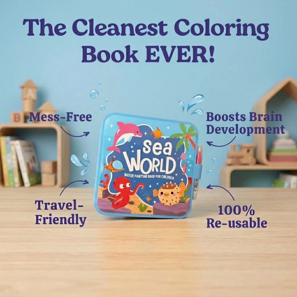 KidXpert™ Water Colouring Book