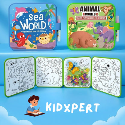 KidXpert™ Water Colouring Book