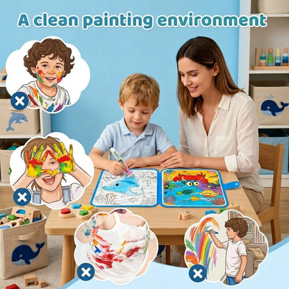 KidXpert™ Water Colouring Book